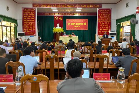 Hội đồng nhân dân thành phố Kon Tum tổ chức kỳ họp chuyên đề lấn thứ 14, khoá XII nhiệm kỳ 2021 - 2026