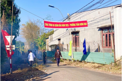 Phường Trần Hưng Đạo tổ chức ra quân đầu năm xuân Ất Tỵ 2025